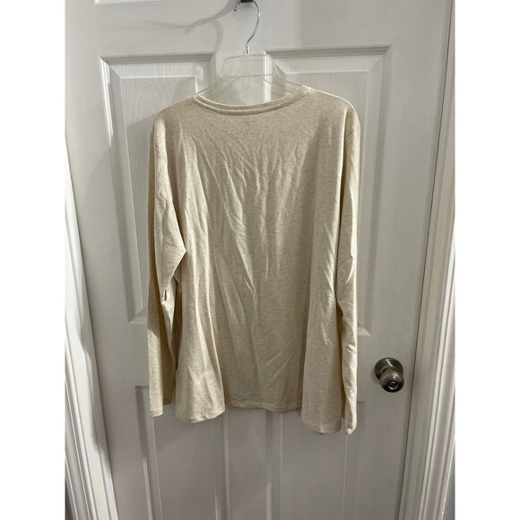 Amazon Essentials Long Sleeve T Shirt Size XXL New With Tag Tan Heather - Picture 2 of 6